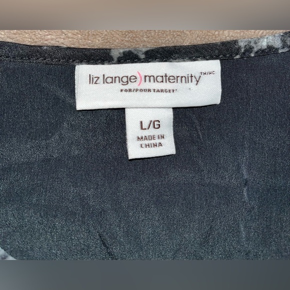 Liz Lange Maternity Sleeveless Blouse Size Large - Picture 2 of 3